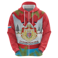 Personalised Luxembourg Christmas Hoodie Schei Chreschtdeeg 2025 - Wonder Print Shop