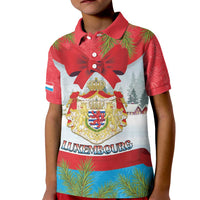 Personalised Luxembourg Christmas Kid Polo Shirt Schei Chreschtdeeg 2025 - Wonder Print Shop