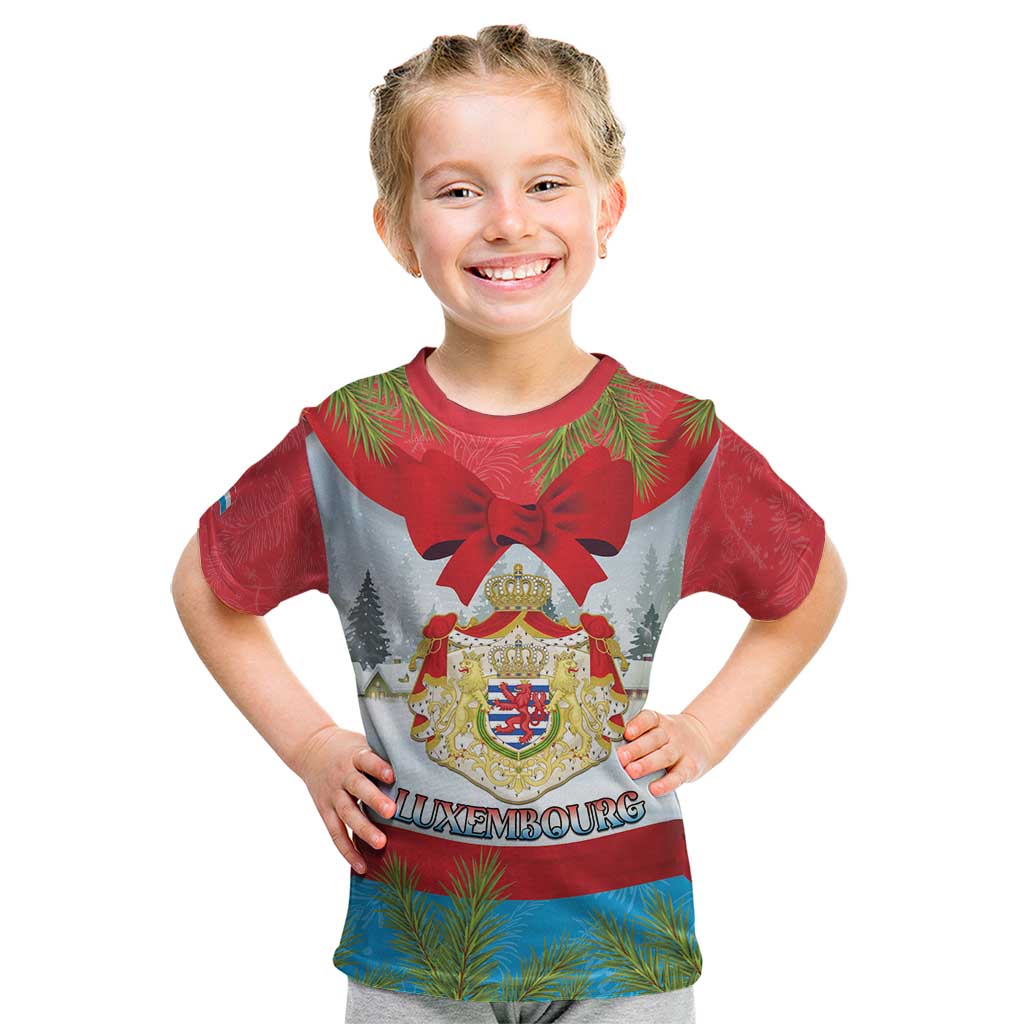 Personalised Luxembourg Christmas Kid T Shirt Schei Chreschtdeeg 2025 - Wonder Print Shop