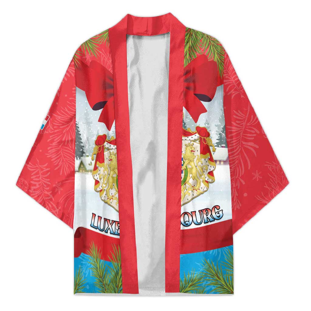 Personalised Luxembourg Christmas Kimono Schei Chreschtdeeg 2025 - Wonder Print Shop
