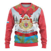 Personalised Luxembourg Christmas Ugly Christmas Sweater Schei Chreschtdeeg 2025 - Wonder Print Shop