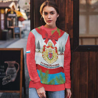 Personalised Luxembourg Christmas Ugly Christmas Sweater Schei Chreschtdeeg 2025 - Wonder Print Shop