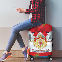 Luxembourg Christmas Luggage Cover Schei Chreschtdeeg 2025 - Wonder Print Shop