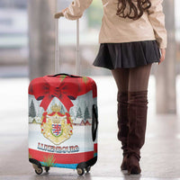 Luxembourg Christmas Luggage Cover Schei Chreschtdeeg 2025 - Wonder Print Shop