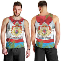 Personalised Luxembourg Christmas Men Tank Top Schei Chreschtdeeg 2025 - Wonder Print Shop