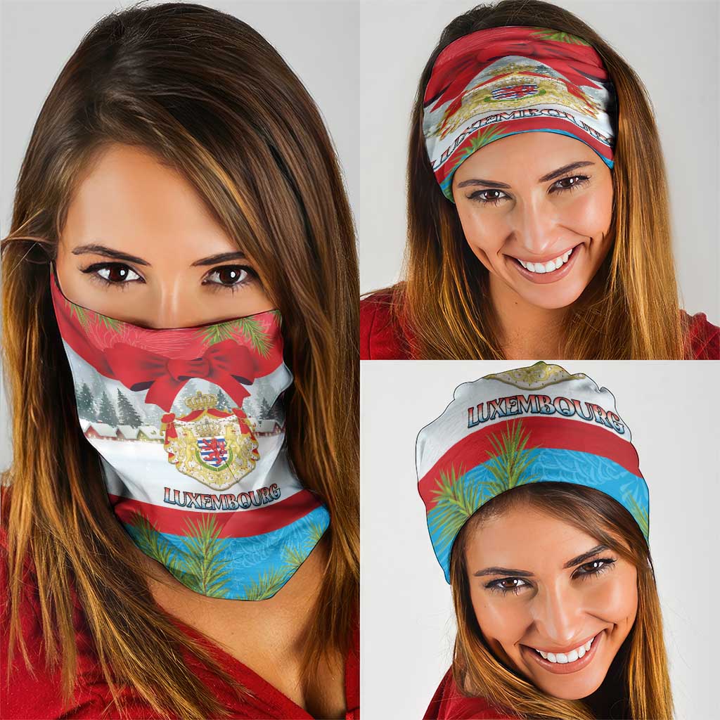 Luxembourg Christmas Neck Gaiter Schei Chreschtdeeg 2025 - Wonder Print Shop