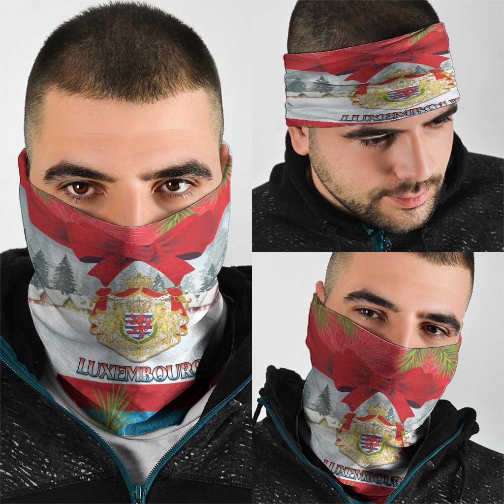 Luxembourg Christmas Neck Gaiter Schei Chreschtdeeg 2025 - Wonder Print Shop