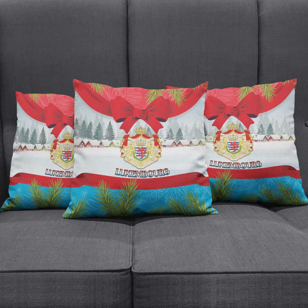 Luxembourg Christmas Pillow Cover Schei Chreschtdeeg 2025 - Wonder Print Shop