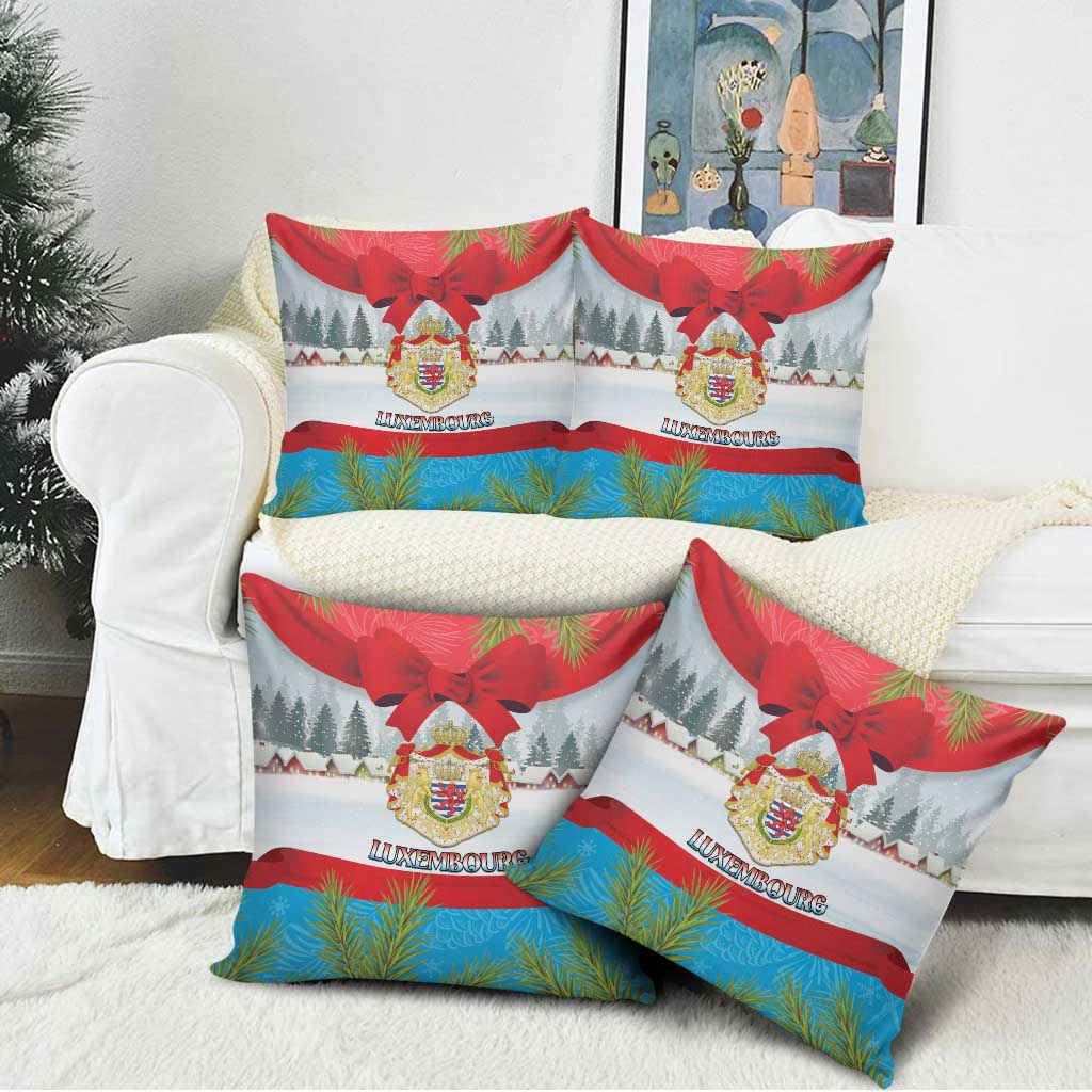 Luxembourg Christmas Pillow Cover Schei Chreschtdeeg 2025 - Wonder Print Shop