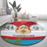Luxembourg Christmas Round Carpet Schei Chreschtdeeg 2025 - Wonder Print Shop
