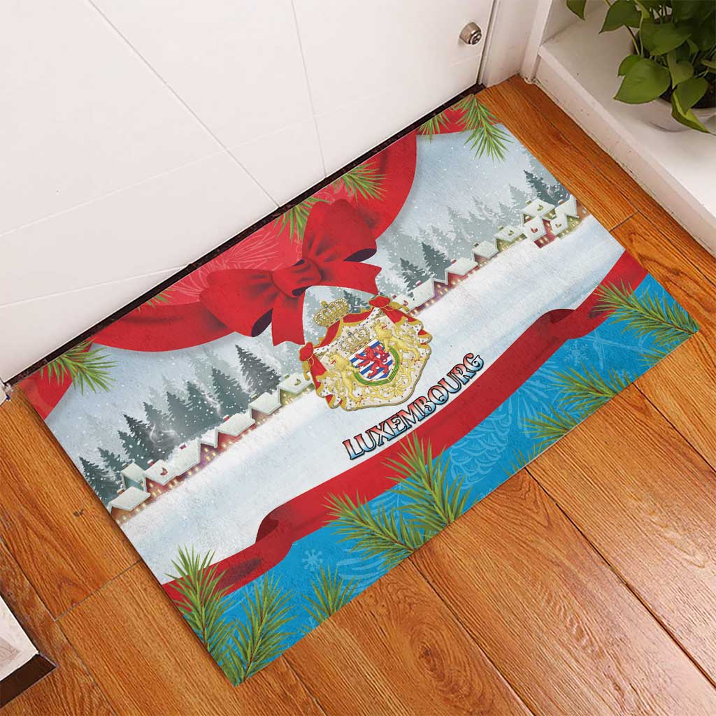 Luxembourg Christmas Rubber Doormat Schei Chreschtdeeg 2025 - Wonder Print Shop