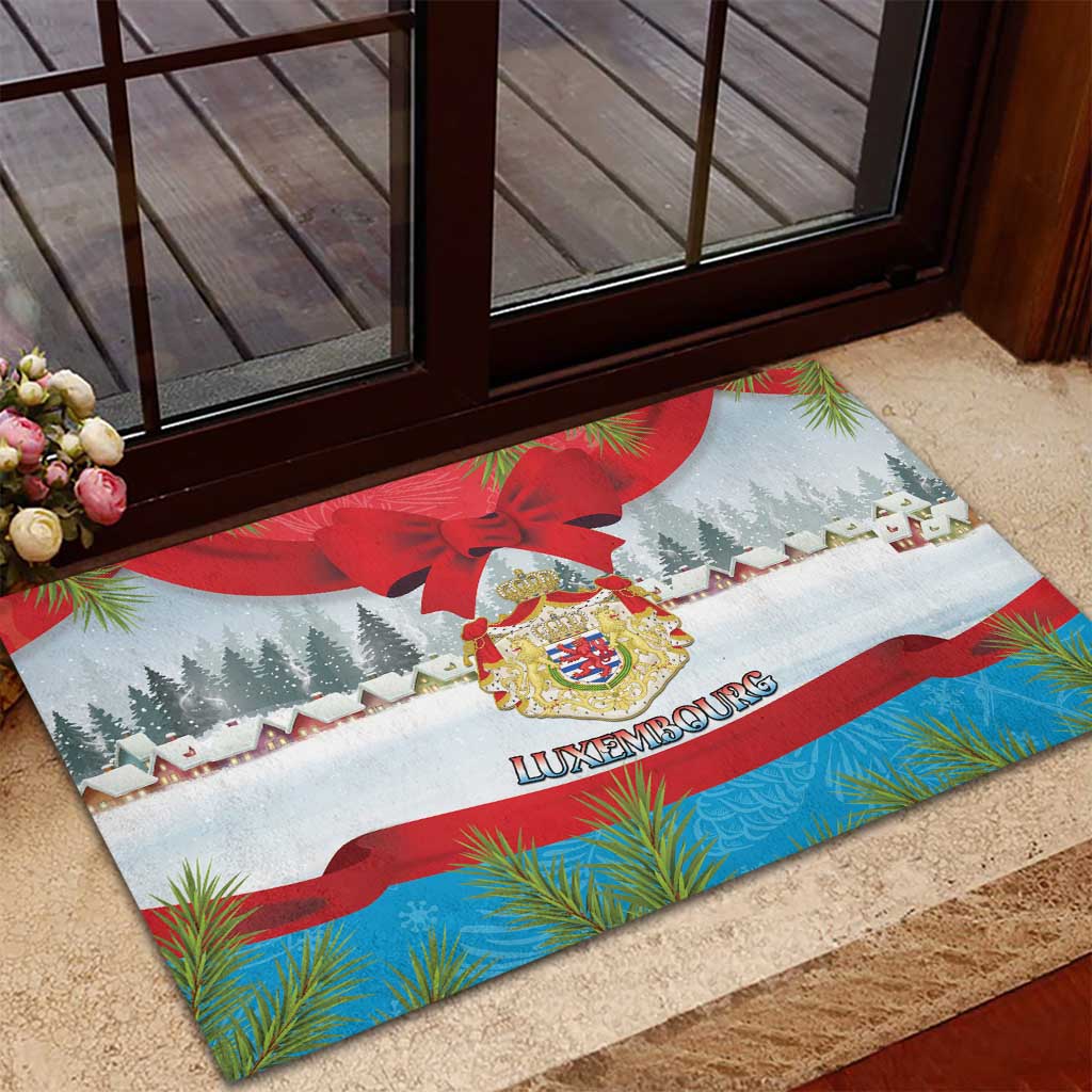 Luxembourg Christmas Rubber Doormat Schei Chreschtdeeg 2025 - Wonder Print Shop