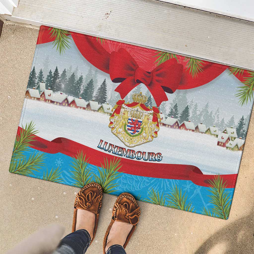 Luxembourg Christmas Rubber Doormat Schei Chreschtdeeg 2025 - Wonder Print Shop