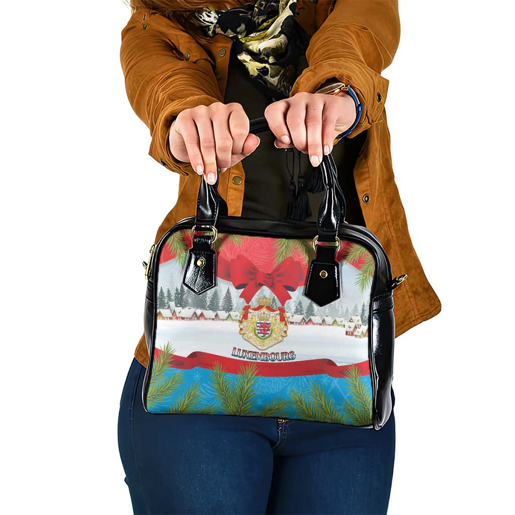 Luxembourg Christmas Shoulder Handbag Schei Chreschtdeeg 2025 - Wonder Print Shop