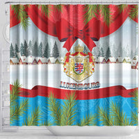 Luxembourg Christmas Shower Curtain Schei Chreschtdeeg 2025 - Wonder Print Shop