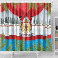 Luxembourg Christmas Shower Curtain Schei Chreschtdeeg 2025 - Wonder Print Shop