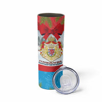 Personalised Luxembourg Christmas Skinny Tumbler Schei Chreschtdeeg 2025 - Wonder Print Shop