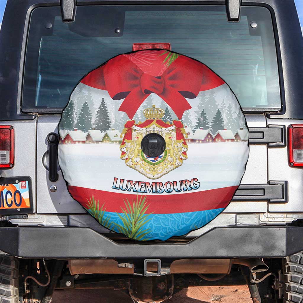 Luxembourg Christmas Spare Tire Cover Schei Chreschtdeeg 2025 - Wonder Print Shop