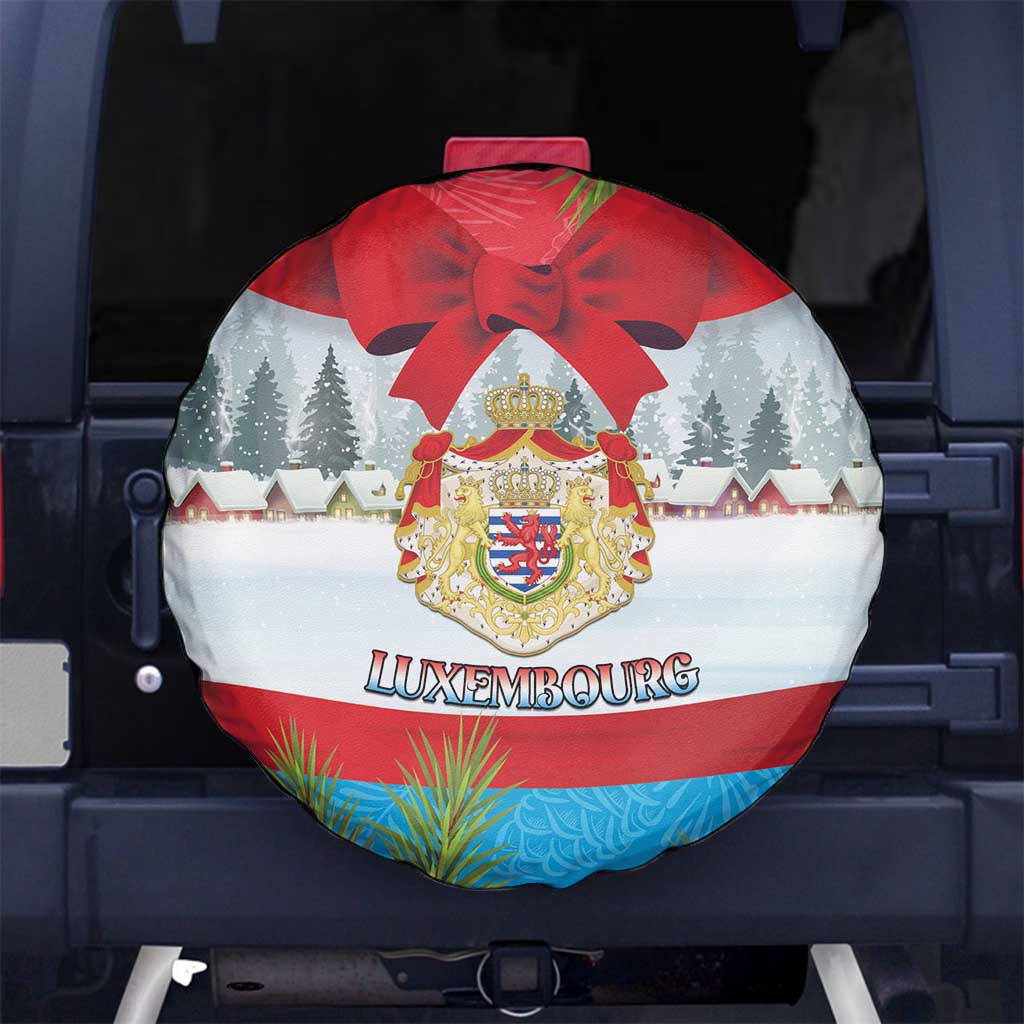 Luxembourg Christmas Spare Tire Cover Schei Chreschtdeeg 2025 - Wonder Print Shop