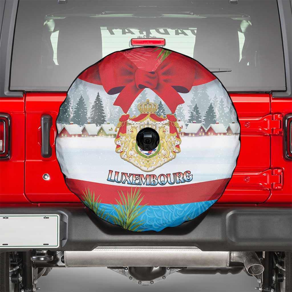 Luxembourg Christmas Spare Tire Cover Schei Chreschtdeeg 2025 - Wonder Print Shop