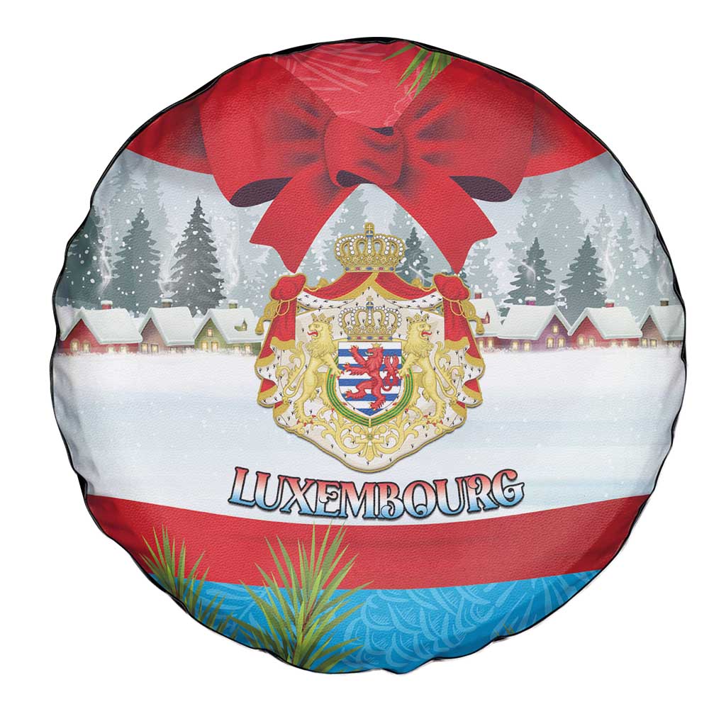 Luxembourg Christmas Spare Tire Cover Schei Chreschtdeeg 2025 - Wonder Print Shop