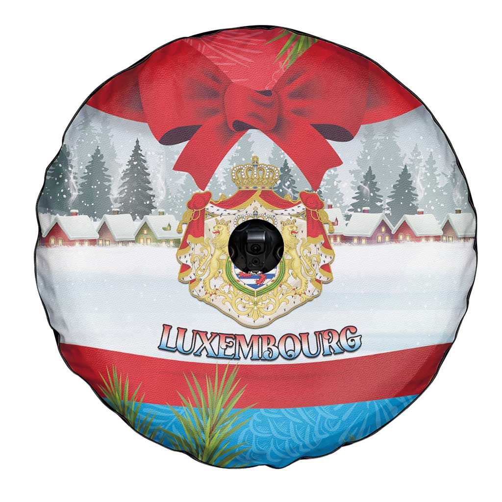Luxembourg Christmas Spare Tire Cover Schei Chreschtdeeg 2025 - Wonder Print Shop