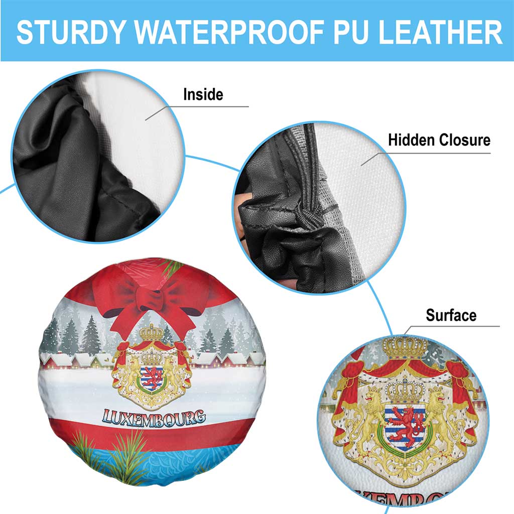 Luxembourg Christmas Spare Tire Cover Schei Chreschtdeeg 2025 - Wonder Print Shop