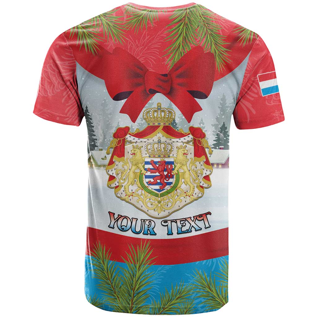 Personalised Luxembourg Christmas T Shirt Schei Chreschtdeeg 2025 - Wonder Print Shop