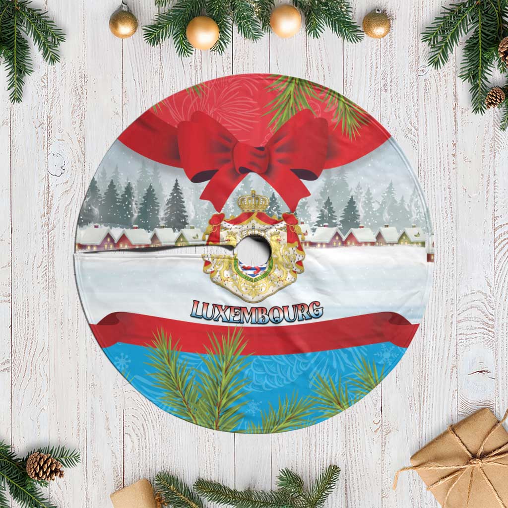Luxembourg Christmas Tree Skirt Schei Chreschtdeeg 2025 - Wonder Print Shop