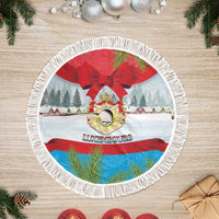 Luxembourg Christmas Tree Skirt Schei Chreschtdeeg 2025 - Wonder Print Shop