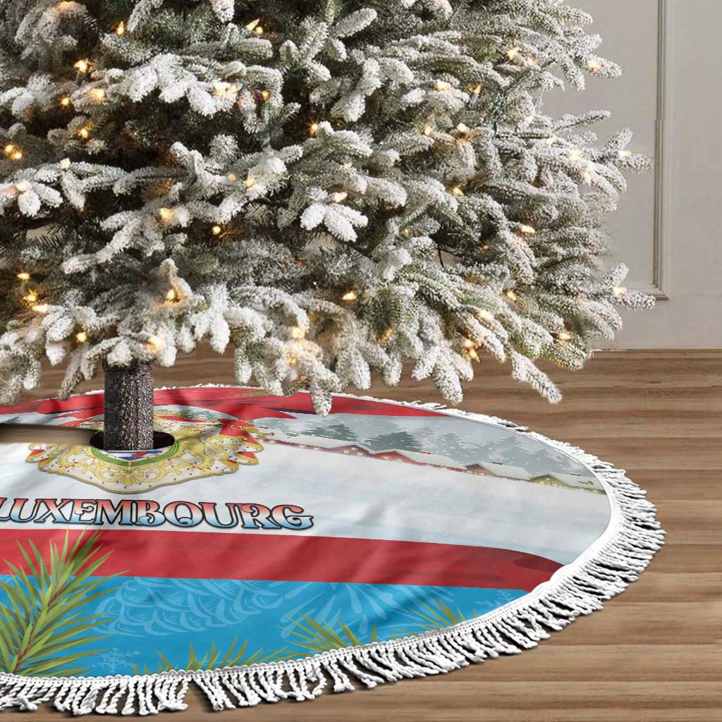 Luxembourg Christmas Tree Skirt Schei Chreschtdeeg 2025 - Wonder Print Shop