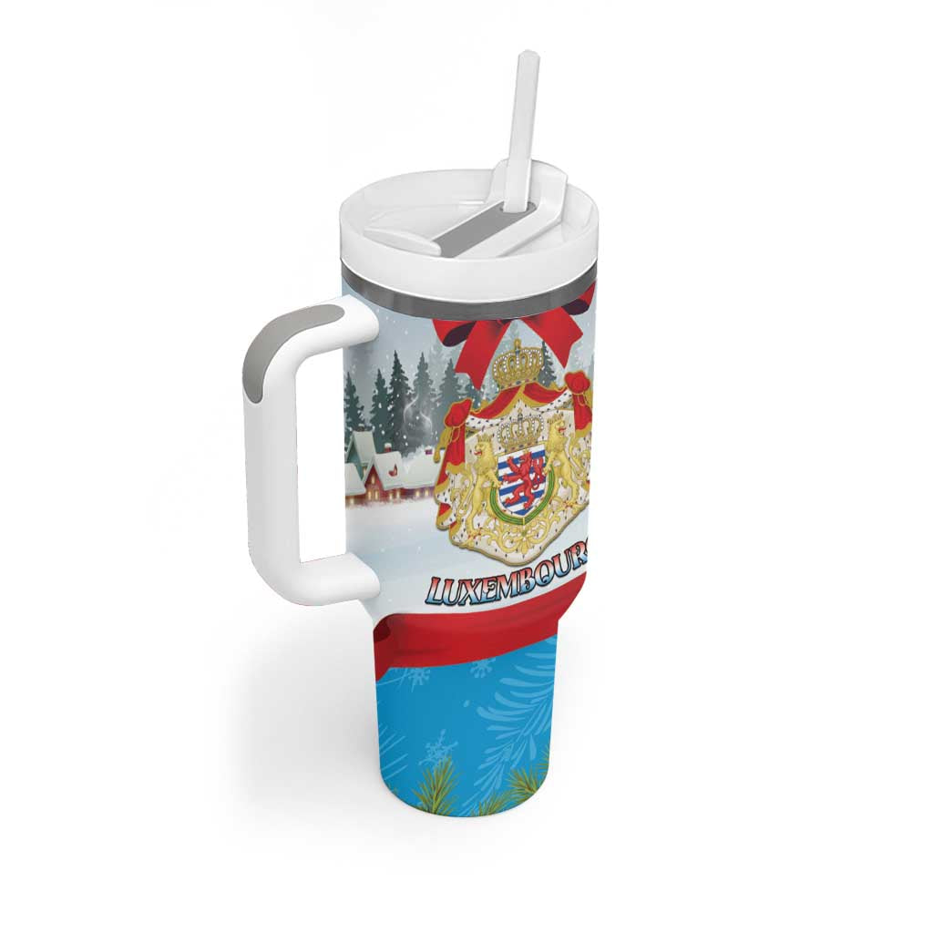 Personalised Luxembourg Christmas Tumbler With Handle Schei Chreschtdeeg 2025 - Wonder Print Shop
