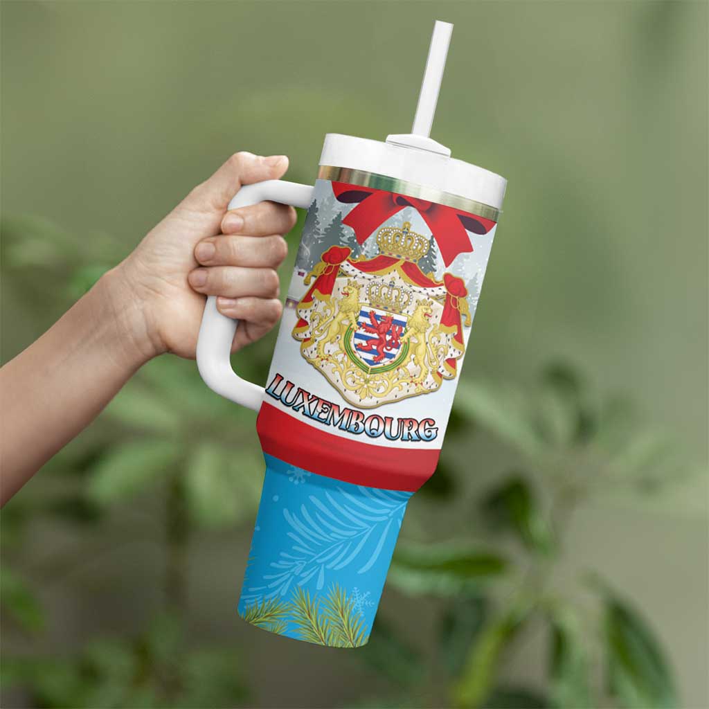 Personalised Luxembourg Christmas Tumbler With Handle Schei Chreschtdeeg 2025 - Wonder Print Shop