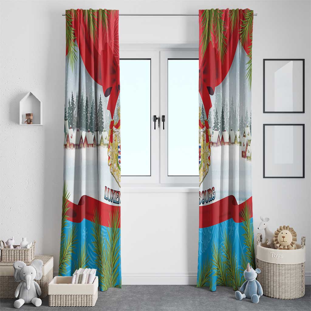 Luxembourg Christmas Window Curtain Schei Chreschtdeeg 2025 - Wonder Print Shop