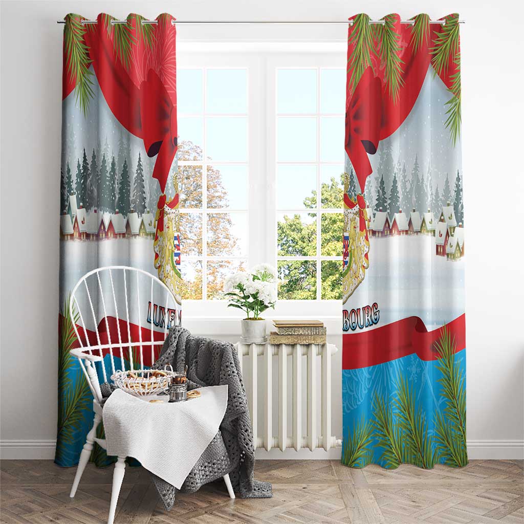 Luxembourg Christmas Window Curtain Schei Chreschtdeeg 2025 - Wonder Print Shop