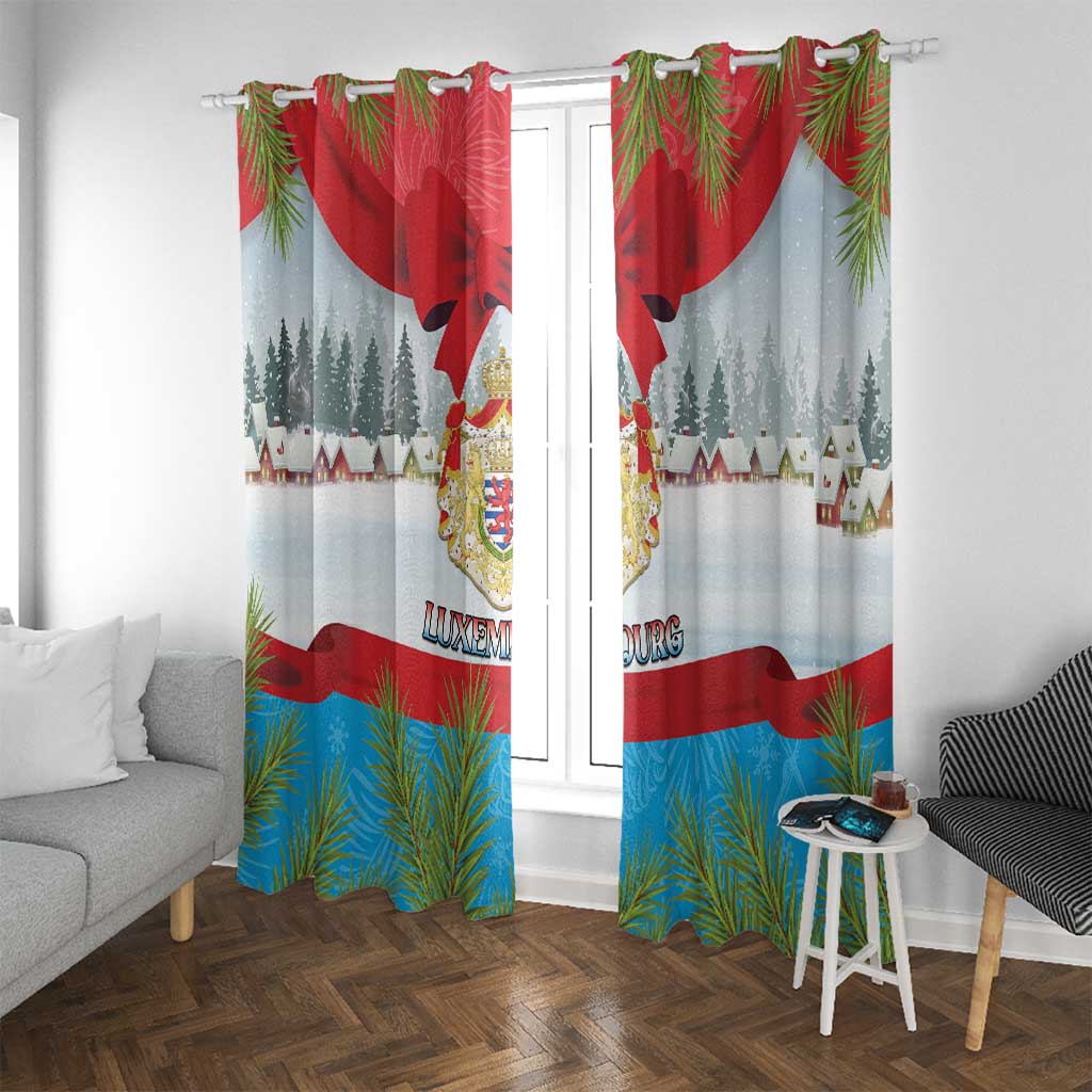 Luxembourg Christmas Window Curtain Schei Chreschtdeeg 2025 - Wonder Print Shop