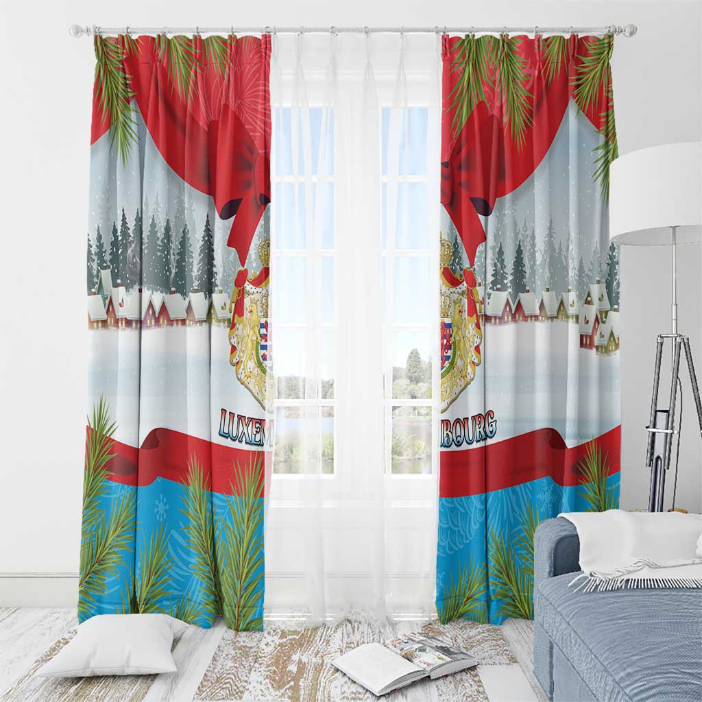 Luxembourg Christmas Window Curtain Schei Chreschtdeeg 2025 - Wonder Print Shop