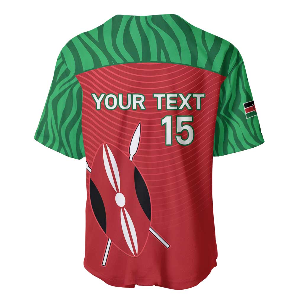 Custom Athletics Kenya Baseball Jersey Kenyan Runner - Wonder Print Shop