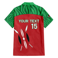 Custom Athletics Kenya Family Matching Short Sleeve Bodycon Dress and Hawaiian Shirt Kenyan Runner - Wonder Print Shop