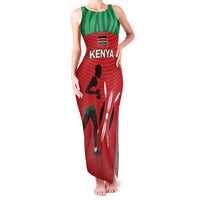 Custom Athletics Kenya Family Matching Tank Maxi Dress and Hawaiian Shirt Kenyan Runner - Wonder Print Shop