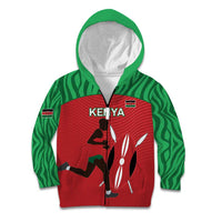 Custom Athletics Kenya Kid Hoodie Kenyan Runner - Wonder Print Shop