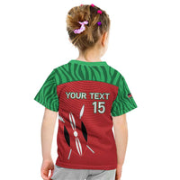 Custom Athletics Kenya Kid T Shirt Kenyan Runner - Wonder Print Shop