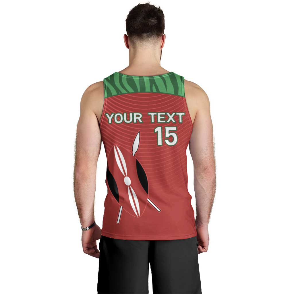 Custom Athletics Kenya Men Tank Top Kenyan Runner - Wonder Print Shop