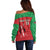 Custom Athletics Kenya Off Shoulder Sweater Kenyan Runner - Wonder Print Shop