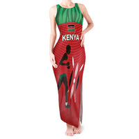 Custom Athletics Kenya Tank Maxi Dress Kenyan Runner - Wonder Print Shop