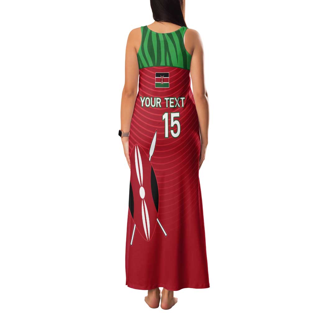 Custom Athletics Kenya Tank Maxi Dress Kenyan Runner - Wonder Print Shop