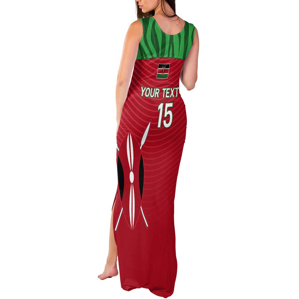 Custom Athletics Kenya Tank Maxi Dress Kenyan Runner - Wonder Print Shop