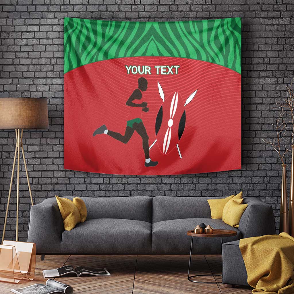 Custom Athletics Kenya Tapestry Kenyan Runner - Wonder Print Shop