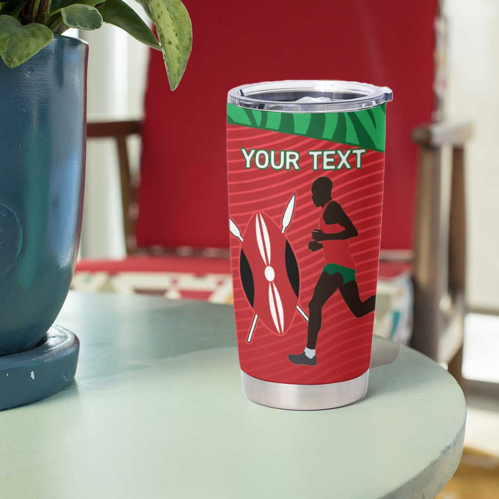 Custom Athletics Kenya Tumbler Cup Kenyan Runner - Wonder Print Shop