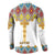 Ethiopian Epiphany Button Sweatshirt Cross Mix Tilet Pattern - Wonder Print Shop